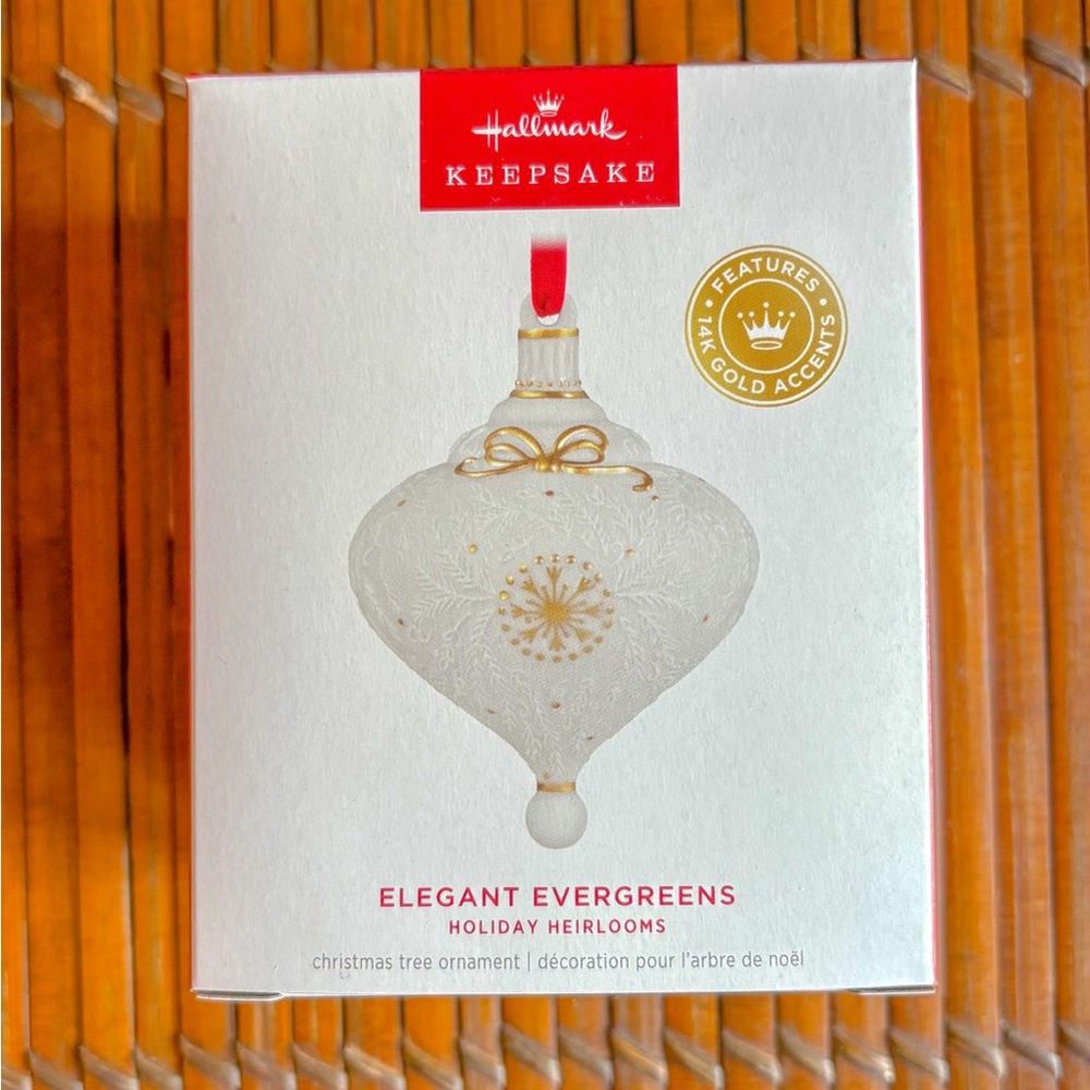 Hallmark Elegant Evergreens Holiday Heirloom Ornament